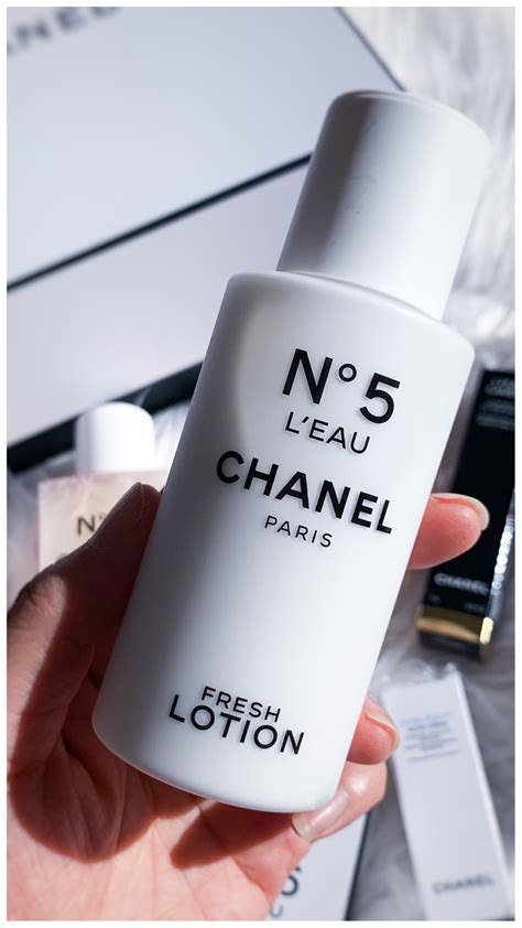 chanel l eau vs chanel no 5 lotion